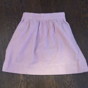 J CrewCuts pink corduroy skirt